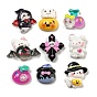Призрак/тыква/вишня/крест/кролик/яблоко/шляпа/котел тема Хэллоуина смола декодирует кабошоны