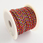 Braided Nylon Cord for Chinese Knot Making, 2.5mm, about 49.21 yards(45m)/roll