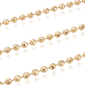 Латунные шаровые цепи, граненые, с катушкой, долговечный, несварные