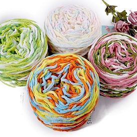 Polyester Yarn, for Sweater Hat Socks Baby Blankets, Segment Dyed