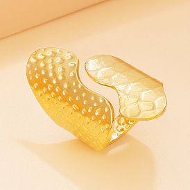 304 открытые кольца-манжеты из нержавеющей стали для женщин, самородки