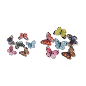 Transparent Acrylic Beads, Butterfly