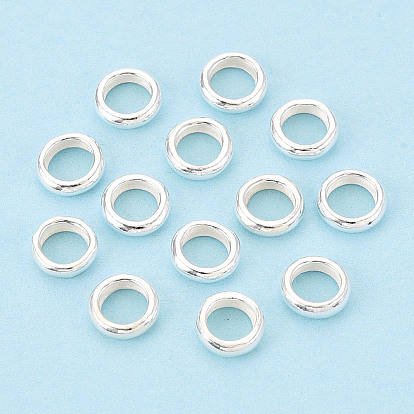 925 стерлингов серебряные шарики Spacer, рондель