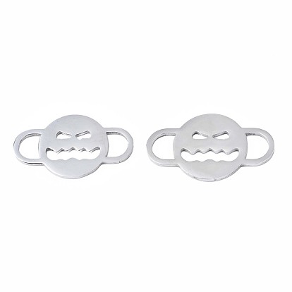 Halloween Theme Expression 304 Stainless Steel Links Connectors, Grimace