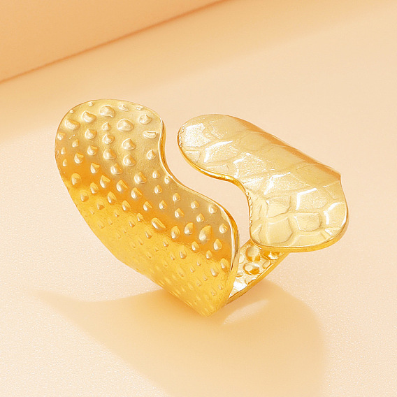 304 открытые кольца-манжеты из нержавеющей стали для женщин, самородки