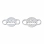 Halloween Theme Expression 304 Stainless Steel Links Connectors, Grimace