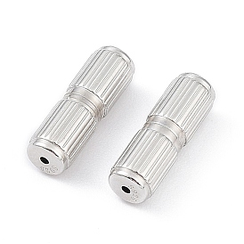 925 стерлингового серебра винтовые застежками, застежки, колонка