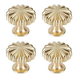 15шт. ручки для ящиков из алюминиевого сплава в форме тыквы, ручки шкафа, аксессуары для дверных ручек, с винтом