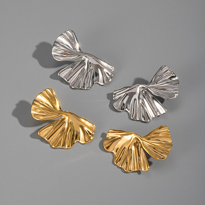 304 из нержавеющей стали листьев серьги стержня