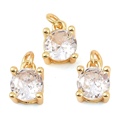 Латунь с кубическими цирконами, круглые подвески, без свинца и без кадмия, стойки покрытие, долговечный