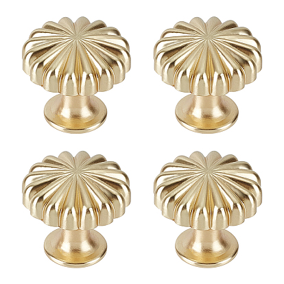 15шт. ручки для ящиков из алюминиевого сплава в форме тыквы, ручки шкафа, аксессуары для дверных ручек, с винтом