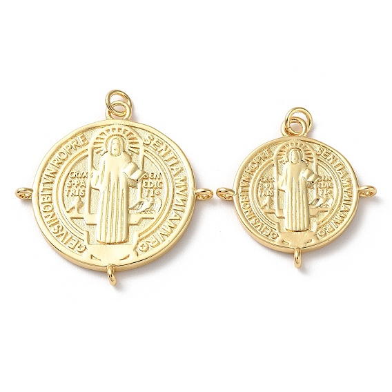 Стойки обшивки латунные подвески, с целью перехода в кольце, без кадмия и без свинца, плоские круглые с cssml ndsmd крест бога отца религиозного христианству