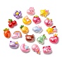 Непрозрачные кабошоны из мультяшной смолы для декодирования, разноцветные