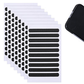 80Pcs PEAV Cell Phone Grip Tape Strips, Non Slip Side Sticker