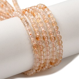 Natural Citrine Beads Strands, Round