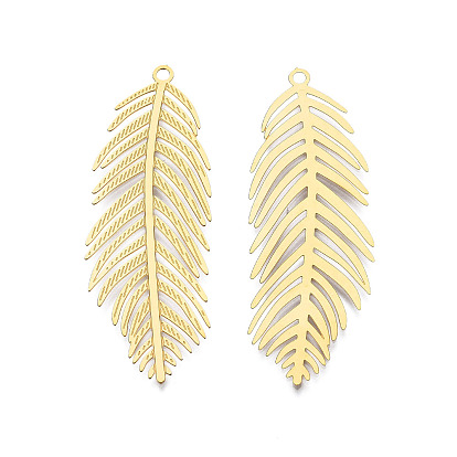 304 из нержавеющей стали большие кулоны, гравированные металлические украшения, лист