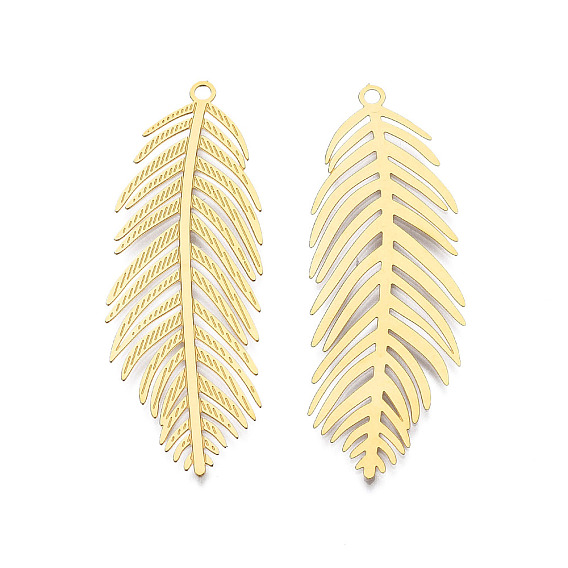 304 из нержавеющей стали большие кулоны, гравированные металлические украшения, лист