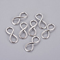 Tibetan Style Alloy Infinity Links/Connectors, Cadmium Free & Lead Free, 12x30x2mm, Hole: 12x8mm, about 689pcs/1000g