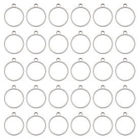 30Подвески из нержавеющей стали, открытая задняя панель, кольцо