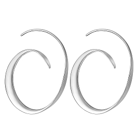 925 Sterling Silver Vortex Dangle Earrings for Women