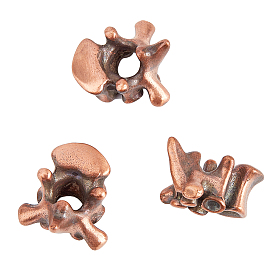 Латуни европейского бисера, бусины с большим отверстием, позвонок