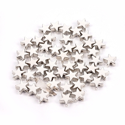Ccb perles en plastique, étoiles