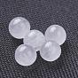 Natural Rose Quartz Beads, Gemstone Sphere, Undrilled/No Hole, Round