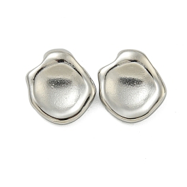 304 Stainless Steel Charms, Oval Charm