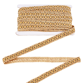 1 комплект с металлизированной плетеной кружевной отделкой, кружевная лента «сороконожка» из полиэстера, для рукоделия шитья, аксессуары для одежды