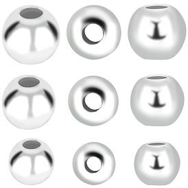 600 шт. 3 стили круглые 316 хирургические бусины-разделители из нержавеющей стали