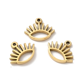 Ion Plating 304 Stainless Steel Pendants, Eye