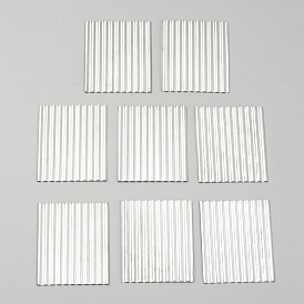 Iron Mould Plates, Wave Sheet, Rectangle, Sand Table Military Scene Model Material Supplies