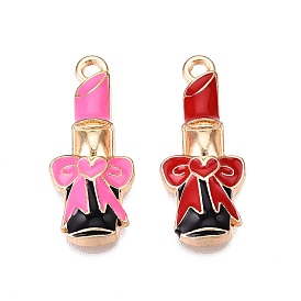 Стойки обшивки сплава эмали подвески, без кадмия, без никеля и без свинца, золотой свет, помада с подвеской в виде банта