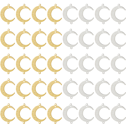 40шт 2 цвета стойка покрытие латунь соединитель подвески, долговечный, лунные ссылки