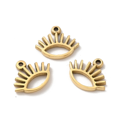 Ion Plating 304 Stainless Steel Pendants, Eye