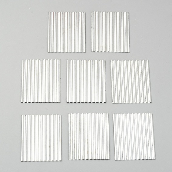 Plaques de moule en fer, feuille de vague, rectangle, table de sable modèle de scène militaire fournitures de matériel