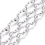 304 Stainless Steel Link Chains, Soldered, Moon