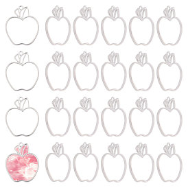 24 шт. подвеска из сплава с настройками кабошона, яблоко