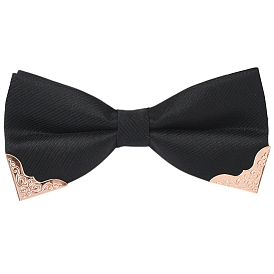 1галстуки-бабочки из полиэстера для жениха, регулируемые галстуки-бабочки, бантом
