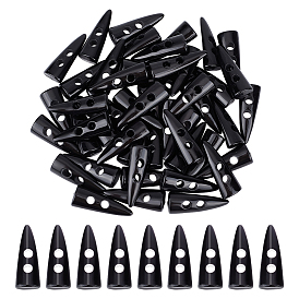 30шт. смоляные кнопки, бык рогом, 2-луночное