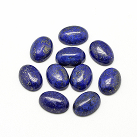 Natural Lapis Lazuli Cabochons, Dyed, Oval