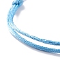Браслет из натурального жемчуга, регулируемый шнурковый браслет для женщин