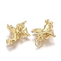 Brass Pendants, Long-Lasting Plated, with Jump Rings, Cupid