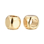 60Pcs 4 Colors Cube Brass Spacer Beads