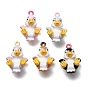 Alloy Enamel Pendants, Penguin Charms
