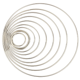 1кольца для соединения мешков из железа, пайки, без кадмия и без никеля, для изготовления колец в технике макраме