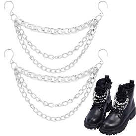 2шт. алюминиевые цепи для ремней безопасности, с крюком из нержавеющей стали