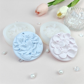 Flower Pendant DIY Food Grade Silicone Mold, Resin Casting Molds, for UV Resin, Epoxy Resin Craft Making