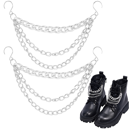 2шт. алюминиевые цепи для ремней безопасности, с крюком из нержавеющей стали