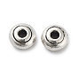 Tibetan Style Alloy Beads, Cadmium Free & Lead Free, Flat Round